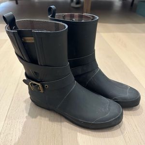 Burberry rain boots